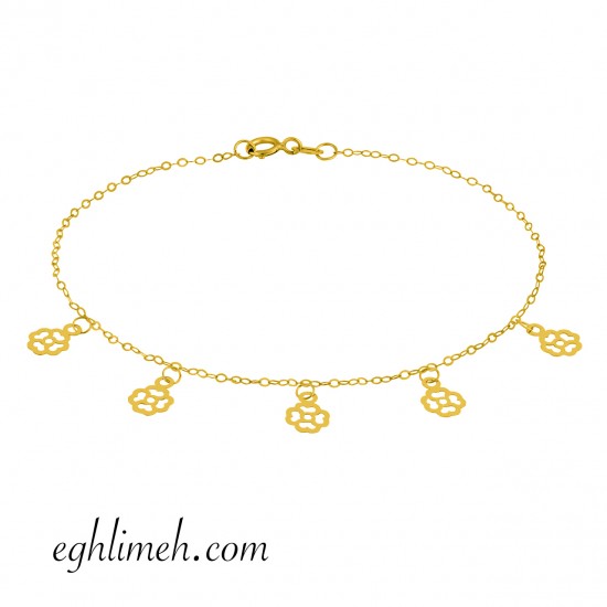 دستبند طلا 18 عیار DT1803.0.64