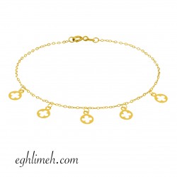 دستبند طلا 18 عیار DT1806.0.62 دستبند طلا 18 عیار DT1806.0.62