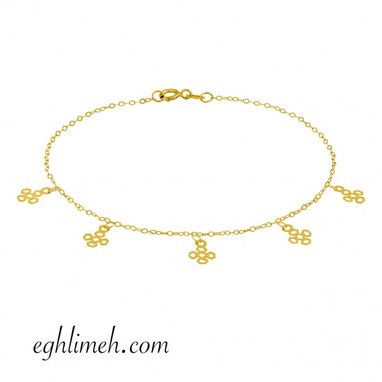 دستبند طلا 18 عیار DT1809.0.60