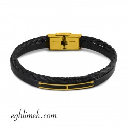 دستبند مردانه طلا 18 عیار DT1826.0.13 دستبند مردانه طلا 18 عیار DT1826.0.13