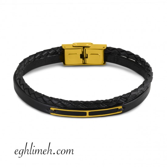 دستبند مردانه طلا 18 عیار DT1826.0.13