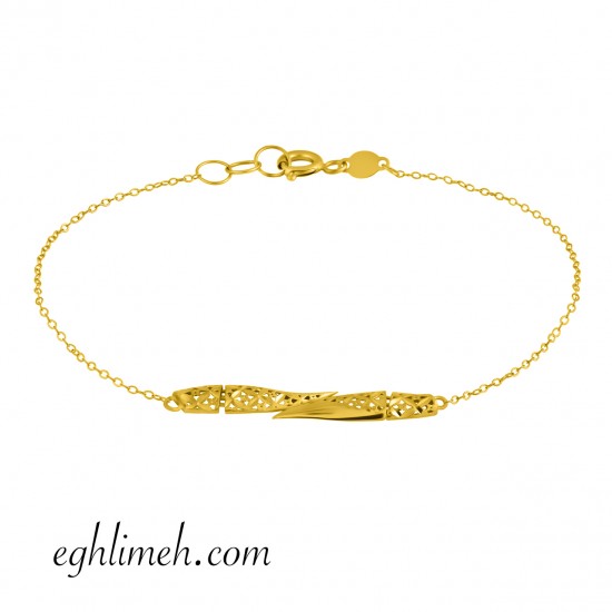 دستبند طلا 18 عیار DT1831.1.11