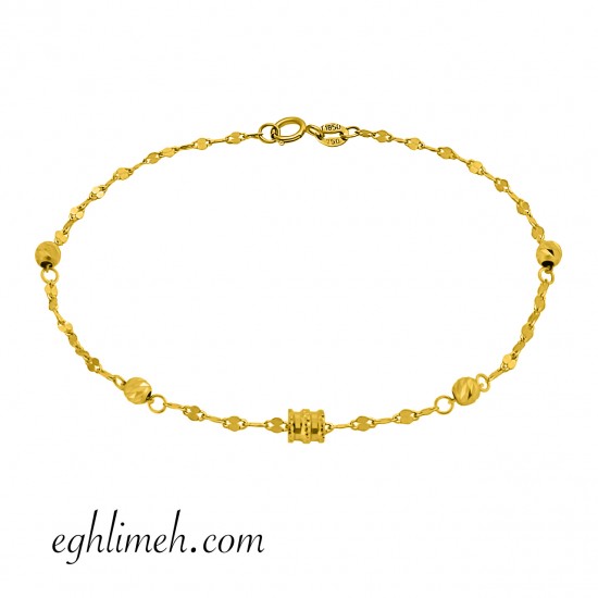 دستبند طلا 18 عیار DT1835.0.96