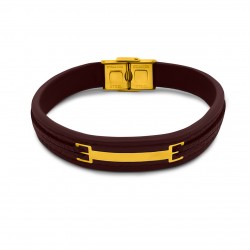 دستبند مردانه طلا 18 عیار DT1912.0.17 دستبند مردانه طلا 18 عیار DT1912.0.17