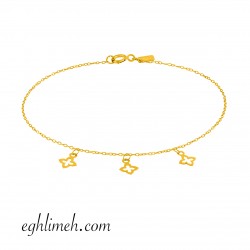 دستبند طلا 18 عیار DT1917.0.50