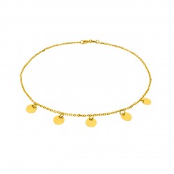 دستبند طلا 18 عیار DT1922.0.75