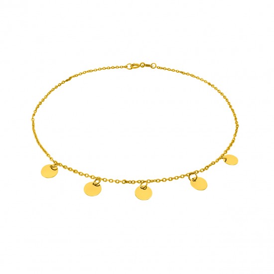 دستبند طلا 18 عیار DT1922.0.75