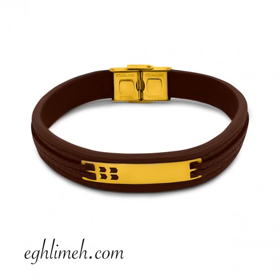 دستبند مردانه طلا 18 عیار DT1924.0.26