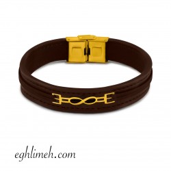 دستبند مردانه طلا 18 عیار DT1926.0.13