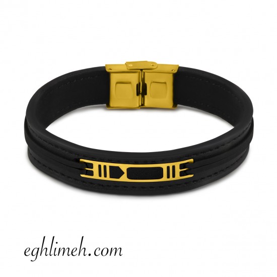 دستبند مردانه طلا 18 عیار DT1933.0.15