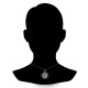 گردنبند نقره gn85