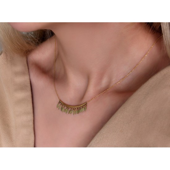 گردنبند طلا 18 عیار GT1024.2.35