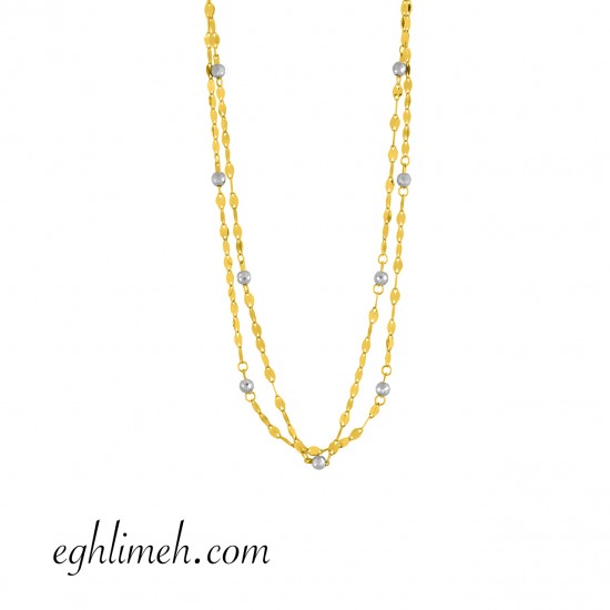 گردنبند طلا 18 عیار GT1415.1.23