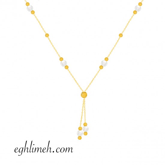 گردنبند طلا 18 عیار GT1515.2.34 گردنبند طلا 18 عیار GT1515.2.34