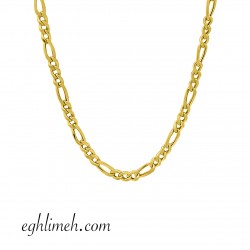 گردنبند فیگارو طلا 18 عیار GT702.1.16