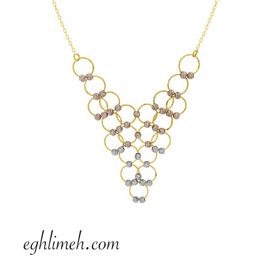 گردنبند طلا 18 عیار GT793.4.25