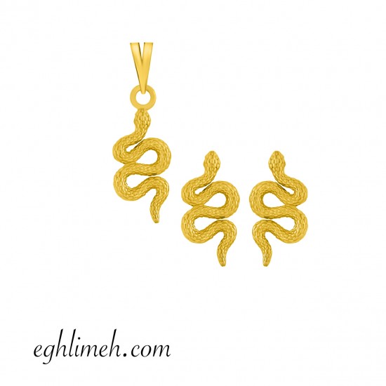 نیم ست طلا 18 عیار کد NT940.1.21 نیم ست طلا 18 عیار کد NT940.1.21