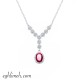 گردنبند نقره gn258