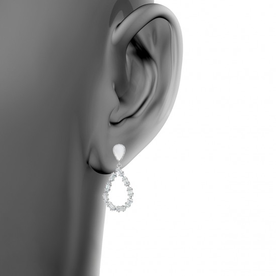 گوشواره نقره EN558 گوشواره نقره EN558