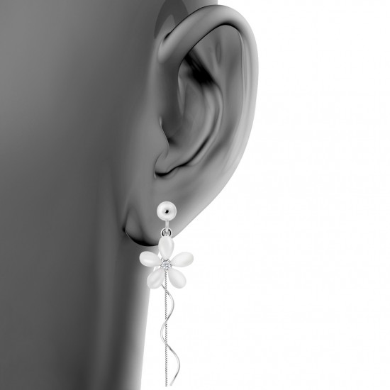 گوشواره نقره EN605 گوشواره نقره EN605