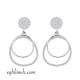 گوشواره نقره EN606 گوشواره نقره EN606