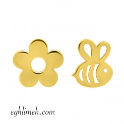  گوشواره طلا 18 عیار  كد ET1069.0.63
