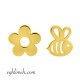  گوشواره طلا 18 عیار  كد ET1069.0.63
