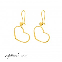  گوشواره طلا 18 عیار  كد ET1126.1.74