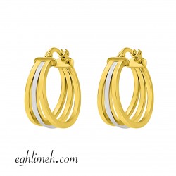  گوشواره طلا 18 عیار  كد ET1228.3.38