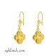  گوشواره طلا 18 عیار  كد ET1239.3.39