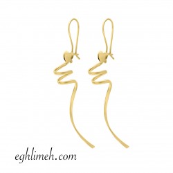  گوشواره طلا 18 عیار  كد ET745.1.85