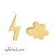  گوشواره طلا 18 عیار  كد ET783.0.54