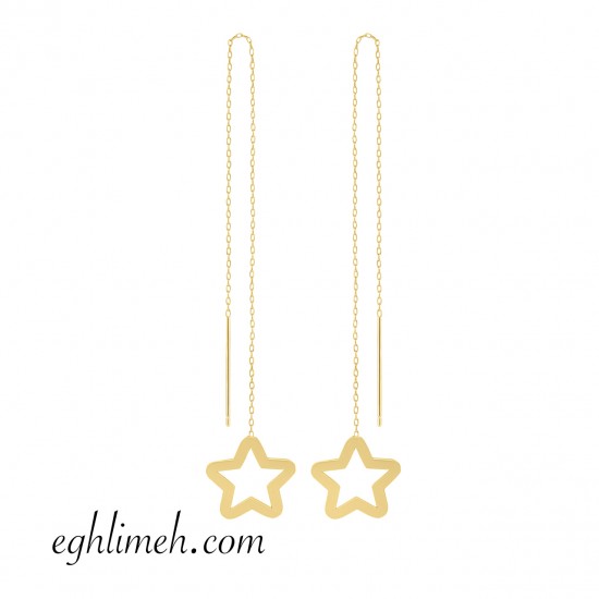  گوشواره طلا 18 عیار  كد ET882.0.96