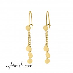  گوشواره طلا 18 عیار  كد ET929.2.25