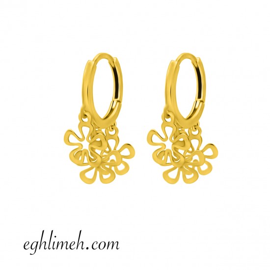  گوشواره طلا 18 عیار  كد ET1054.1.64 