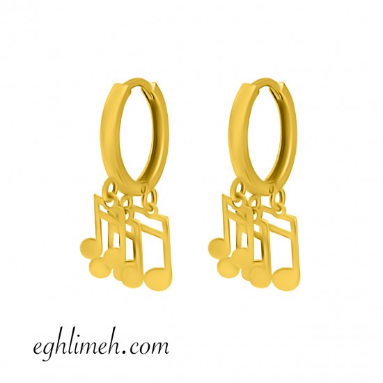  گوشواره طلا 18 عیار  كد ET1534.1.63 