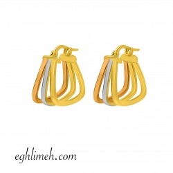  گوشواره طلا 18 عیار  كد ET1598.4.42