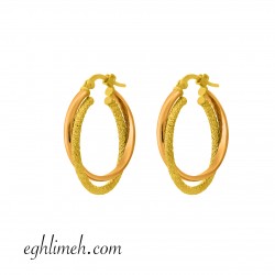  گوشواره طلا 18 عیار  كد ET1773.3.45 