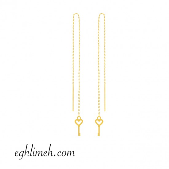  گوشواره طلا 18 عیار  كد ET1846.0.89