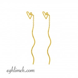  گوشواره طلا 18 عیار  كد ET1874.0.77