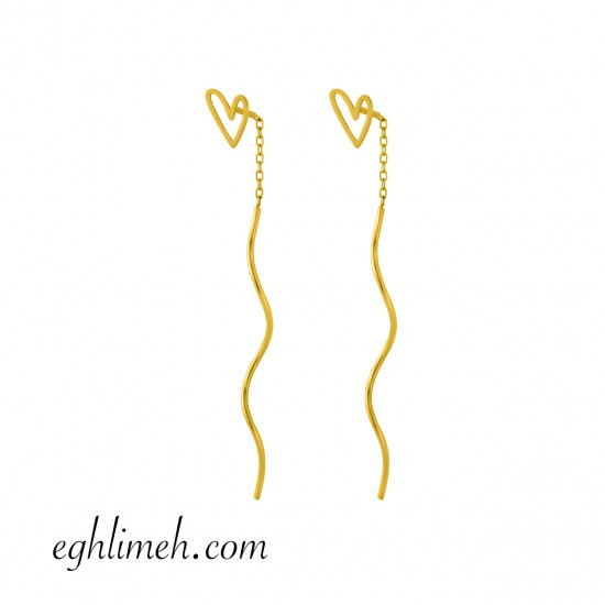  گوشواره طلا 18 عیار  كد ET1874.0.77