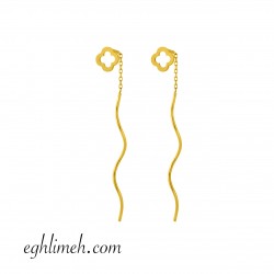  گوشواره طلا 18 عیار  كد ET1876.0.65