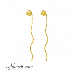  گوشواره طلا 18 عیار  كد ET1877.0.84