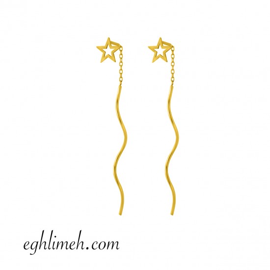  گوشواره طلا 18 عیار  كد ET1880.0.79