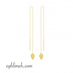  گوشواره طلا 18 عیار  كد ET1881.1.12