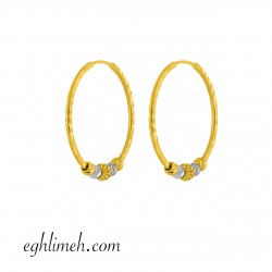  گوشواره طلا 18 عیار  كد ET1914.1.55 