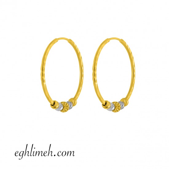  گوشواره طلا 18 عیار  كد ET1914.1.55 