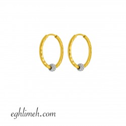  گوشواره طلا 18 عیار  كد ET1915.0.73