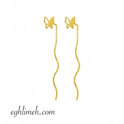  گوشواره طلا 18 عیار  كد ET1930.0.63