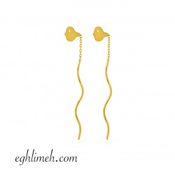  گوشواره طلا 18 عیار  كد ET1934.0.89